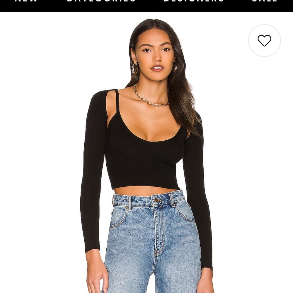 Remi Shrug Set in black superdown size small